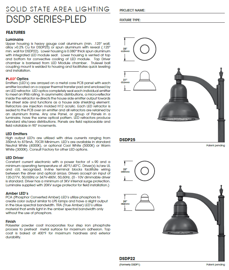 Saratoga Public Lighting Submittal project preview